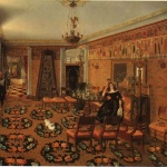 Интерьер гостиной, 1840-е, неизвестный художник