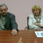 Сычёв Сергей Григорьевич (Беларусь) и Дадзите Рита (Латвия), члены жюри