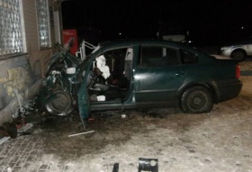 Вот так неудачно припарковался водитель из Бобруйска 26 декабря
