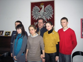 Сергей Маршалковский со студентами