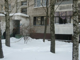 Пожар в подвале дома по Пушкинскому проспекту